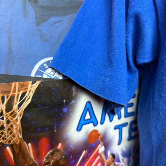 Vintage 90s New York Giants Football T Shirt Monday Night NFL Nutmeg Sz Large - Picture 4 of 6